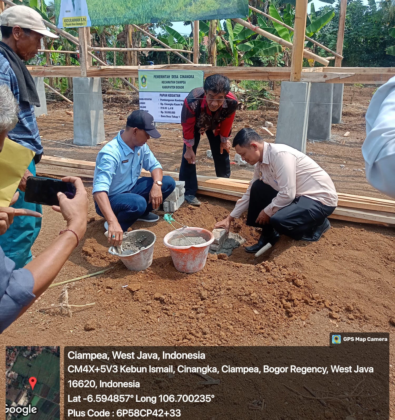 Pemdes Cinangka, Kecamatan Ciampea,Kabupaten Bogor, Mengadakan Launching Program Ketahanan Pangan Hewani Tahun 2024