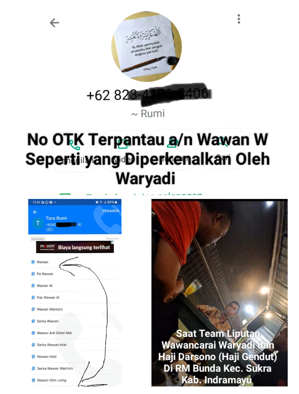 OTK yang Ancam Akan Datangi Dewan Pers Semarang Adalah Rekan Waryadi, Katakan Wartawan se-Indramayu Dikasih Makan Olehnya