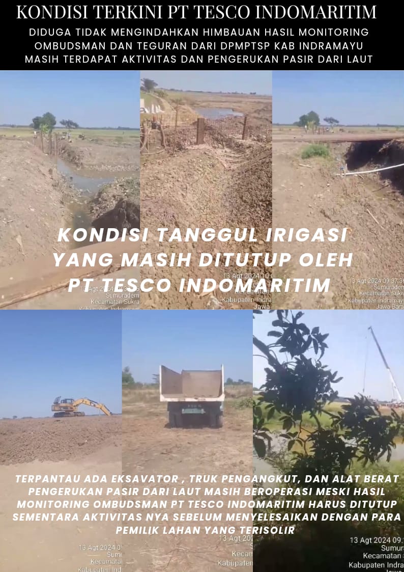 Kondisi Lahan Warga Terisolir Makin Parah Dimana Ketegasan DPMPTSP, dan Camat Setelah Memanggil Pihak PT Tesco Indomaritim, Aktivitas terus Berjalan?