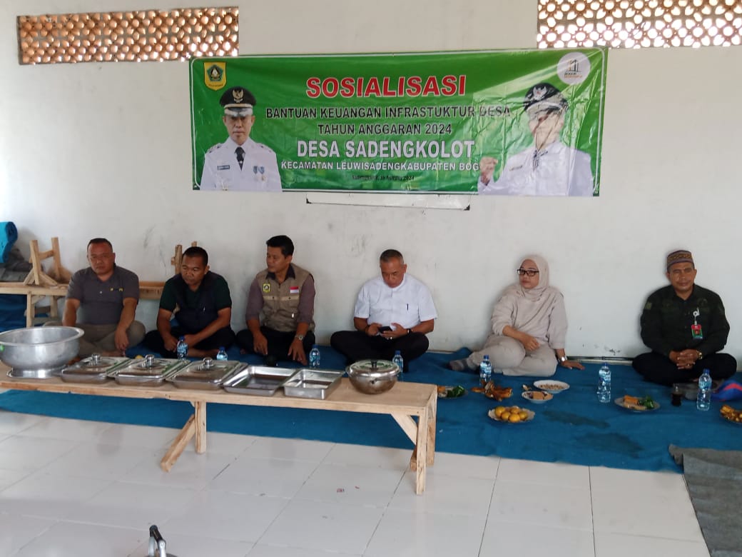 Sosialisasi Bantuan Keuangan Infrastruktur Desa Tahun 2024 Desa Sadengkolot