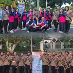 Dukung Patroli Mojang Lodaya Kapolda Jabar, Polwan Polres Bogor Sapa Warga Saat Uji Coba Car Free Day di Jalan Tegar Beriman