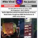 Mafia BBM Bersubsidi Kembali Marak di Garut, Mobil Boks Penghisap BBM Berkeliaran di SPBU Kota Wetan