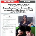 Dugaan Penipuan Dana Koperasi: Oknum Mengaku Sebagai Bendahara KOPERASI ARSYA JAYA MANDIRI