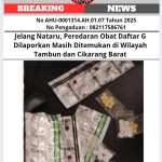 Jelang Nataru, Peredaran Obat Daftar G Dilaporkan Masih Ditemukan di Wilayah Tambun dan Cikarang Barat
