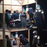 Bhabinkamtibmas Polsek Megamendung melaksanakan giat Kontrol Satkamling / Ronda malam serta sampaikan pesan Kamtibmas