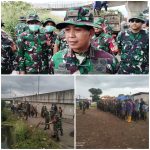 Kodim 0618/KB Laksanakan Program Kerja Bakti Kamis Bersih dari Sampah di Lingkungan Wilayah Bawah Fly Over Ciroyom