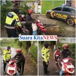 Kapolsek Megamendung Dengan Sigap Bantu Warga Yang Akan Mudik Kendaraannya Sempat Mogok Pada Saat Melaju di Jalur Alternatif, Berikan Rasa Aman dan Nyaman