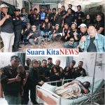 Wujud Solidaritas, Ketua Farhan dan Pengurus BPPKB Tanah Sareal Besuk Keluarga Anggota