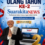 Pimpinan Redaksi Suarakitanews.co.id Sampaikan Ucapan HUT ke-2, Komitmen Terus Hadirkan Jurnalisme Berkualitas